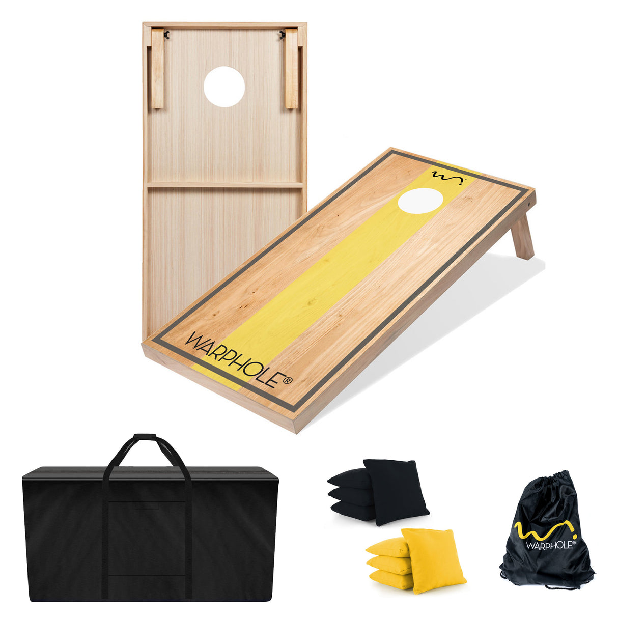 Cornhole Premium by Warphole® - Stripe Maple