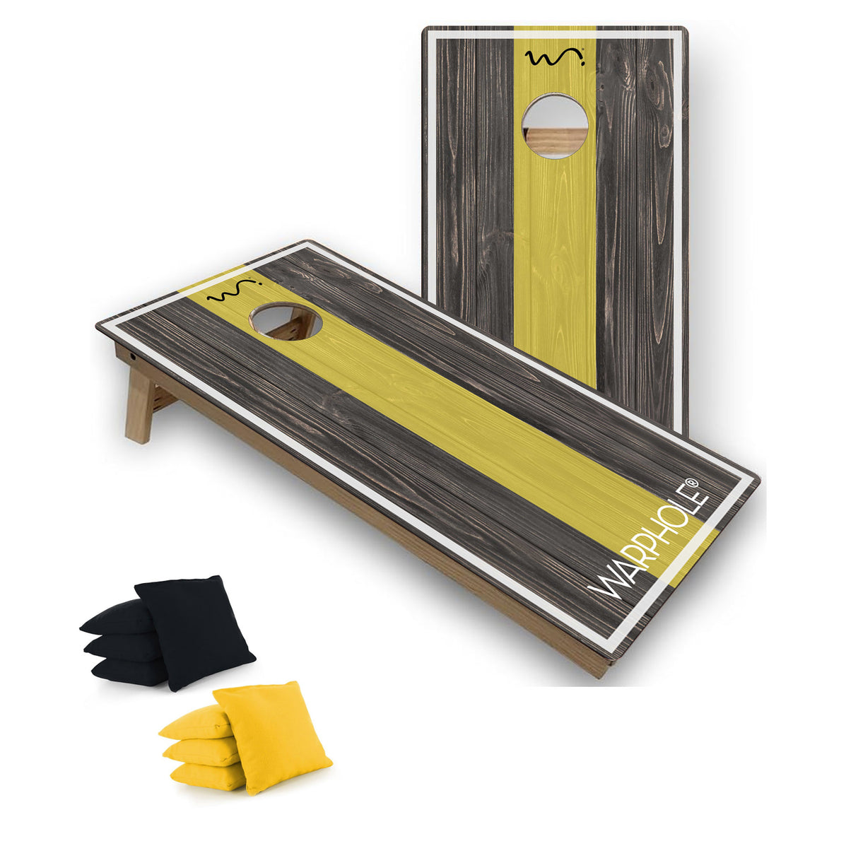 Cornhole Signature by Warphole® - Stripe Grey