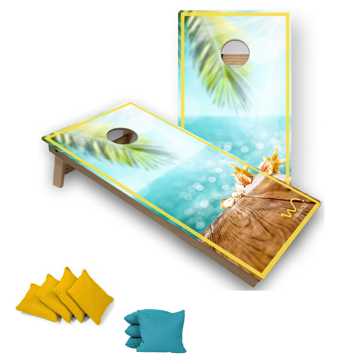 Cornhole Signature by Warphole® - Beach Border