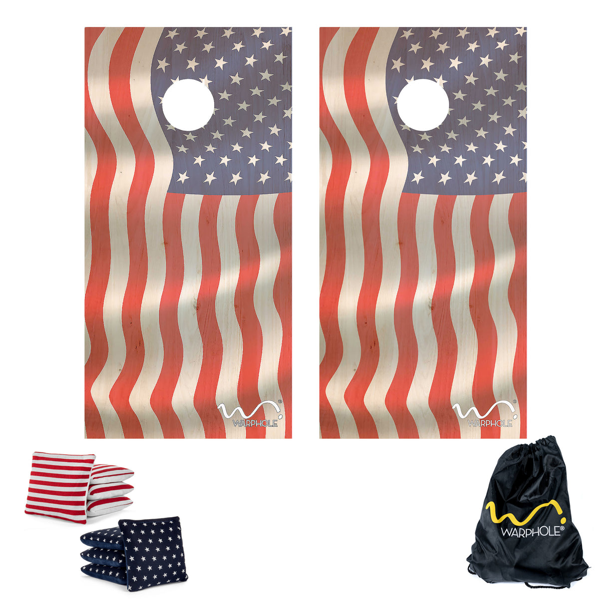Cornhole Premium by Warphole® - Flag Maple