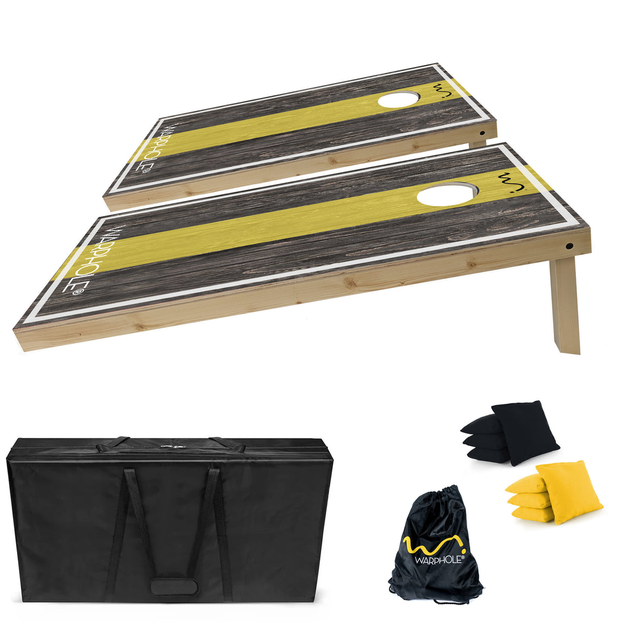 Cornhole Premium by Warphole® - Stripe Grey