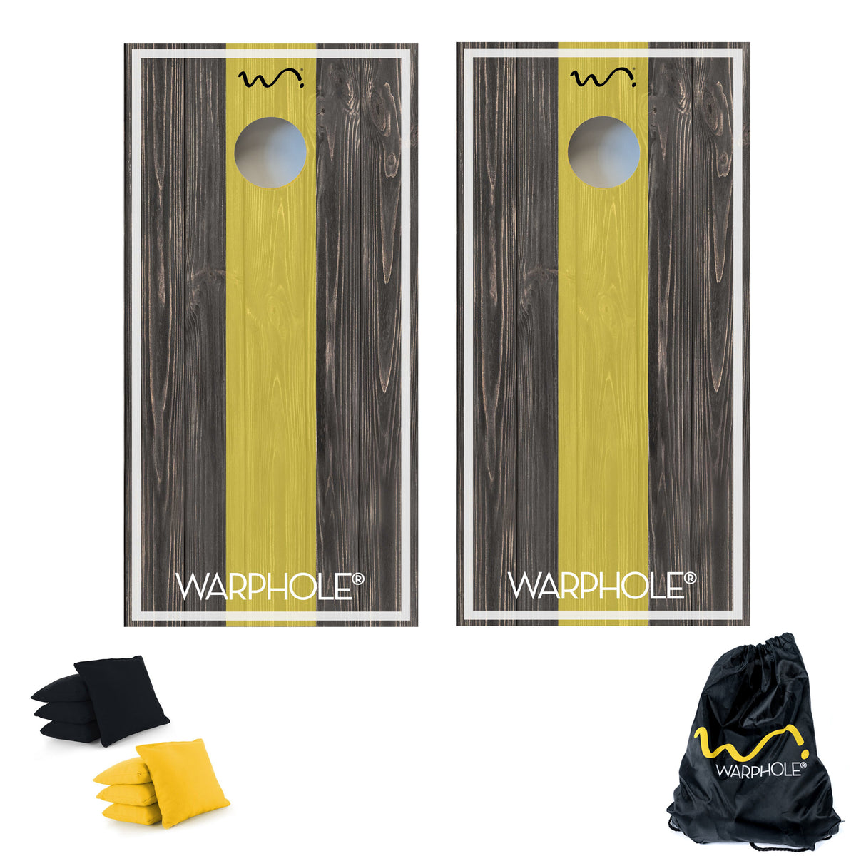Cornhole Premium by Warphole® - Stripe Grey