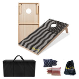 Cornhole Premium by Warphole® - Flag Grey