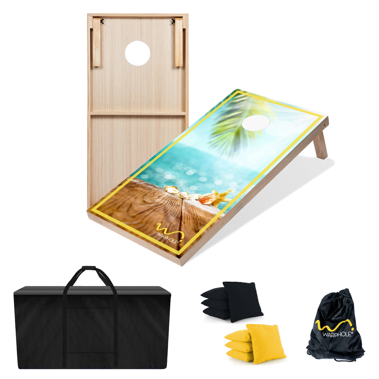 Cornhole Premium by Warphole® - Beach Border