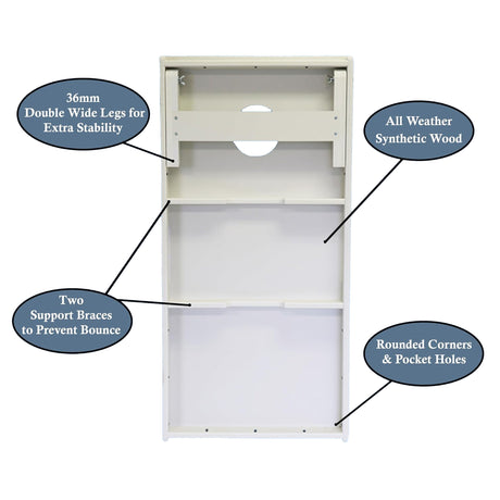 Cornhole Elite by Warphole® - Beach Border