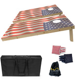 Cornhole Premium by Warphole® - Flag Maple