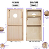 Cornhole Signature by Warphole® - Border Oak
