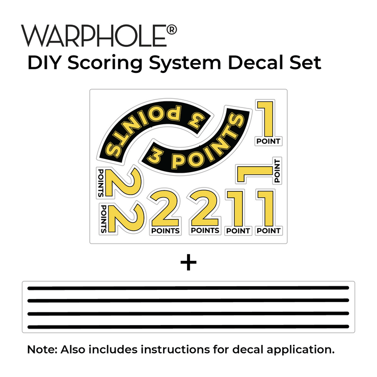 Warphole® Scoring System Decal Packet [DECALS ONLY]