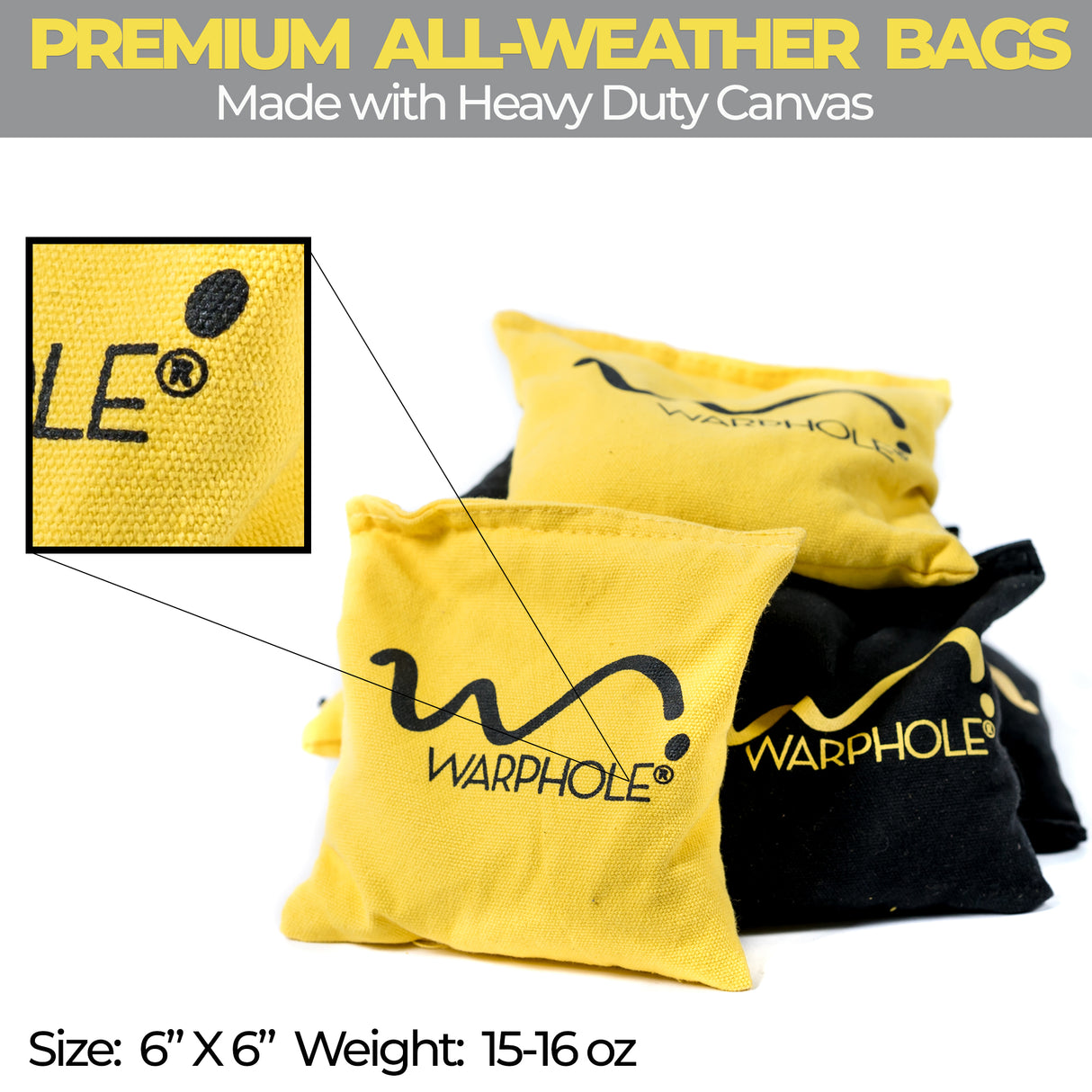 Warphole® Regulation Cornhole Bag Set